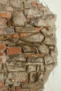 Abstract aged stone brick wall