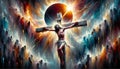 Abstract Agony: The Profound Crucifixion of Christ