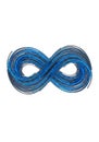 An abstract, AI-generated image featuring an infinity symbol. It consists of Royalty Free Stock Photo