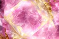 Abstract ai generated pink crystal