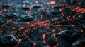 Abstract Algorithm. A visually intriguing representation of algorithmic concepts