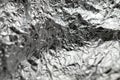 Abstract aluminium foil background.