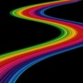 Abstract amazing rainbow Royalty Free Stock Photo