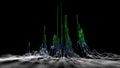 Abstract analytical background with analyze data chart. Analytics algorithms data. Big data. Quantum cryptography concept. Data