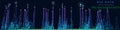 Abstract analytical background with polygonal lines analyze and data.  Analytics algorithms data. Big data. Data chart. Quantum Royalty Free Stock Photo