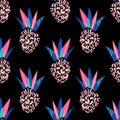 Abstract ananas patch pattern.