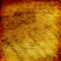 Abstract ancient background with notes