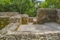 Abstract ancient Mayan ruins of Xunantunich stone lady in San Ignacio, Belize Royalty Free Stock Photo