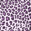 Abstract animal leopard fur seamless pattern.