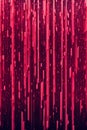 abstract animation of binary code cascading down like digital rain