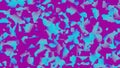 Abstract animation background of uneven shapes purple, magenta