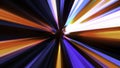Abstract animation of moving multicolored rays. Motion. Spinning colorful star rays background.