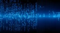 Matrix Of Cryptic Streaming Binary Code