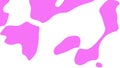 Abstract animation of pink morphing shapes on white background. Seamless loop animated background, wallpaper.