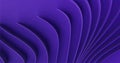 Abstract animation - violet wavy stripes unfold from the bottom of the screen along pathways