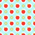 Abstract apple pattern background