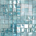Abstract Aqua Blue Glass Tiles Texture for Modern Backgrounds Royalty Free Stock Photo
