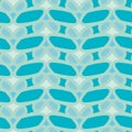 Abstract Aquatic Seamless Vector Pattern