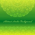 Abstract arabic background. Vector illustration