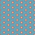 Abstract arabic islamic seamless geometric ornament pattern. Vector Royalty Free Stock Photo