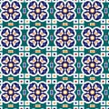 Abstract arabic islamic seamless geometric ornament pattern. Vector