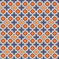 Abstract arabic islamic seamless geometric pattern background. Vector illustration Royalty Free Stock Photo