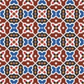 Abstract arabic islamic seamless geometric pattern background. Vector illustration Royalty Free Stock Photo
