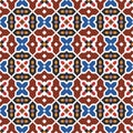 Abstract arabic islamic seamless geometric pattern background. Vector illustration Royalty Free Stock Photo