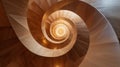 Abstract architectural background of spiral staircase Royalty Free Stock Photo