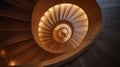 Abstract architectural background of spiral staircase Royalty Free Stock Photo