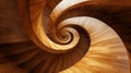 Abstract architectural background of spiral staircase Royalty Free Stock Photo