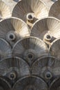 Abstract architectural pattern in Armenia Yerevan cascade Royalty Free Stock Photo