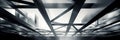abstract architectural shadows creating geometric patterns and forms, adding a sense of modernity and complexity. Royalty Free Stock Photo