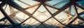 abstract architectural shadows creating geometric patterns and forms, adding a sense of modernity and complexity. Royalty Free Stock Photo