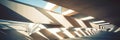abstract architectural shadows creating geometric patterns and forms, adding a sense of modernity and complexity. Royalty Free Stock Photo