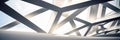 abstract architectural shadows creating geometric patterns and forms, adding a sense of modernity and complexity. Royalty Free Stock Photo