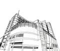 Abstract architecture Royalty Free Stock Photo