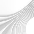 Abstract Architecture Background. 3d Rendering of White Circular Royalty Free Stock Photo