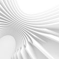 Abstract Architecture Background. 3d Rendering of White Circular Royalty Free Stock Photo
