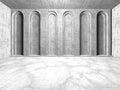 Abstract architecture interior background. Empty concrete room Royalty Free Stock Photo