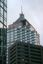 Abstract architecture of a modern building, hong kong 1 July 2005