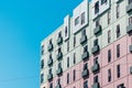 Abstract Architecture of a Modern Building. Melbourne, australia. Royalty Free Stock Photo