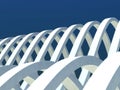 Abstract architecture on sky Royalty Free Stock Photo