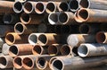 Abstract Arrangement of Corroded Steel Pipes