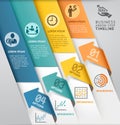 Abstract arrow infographics template.