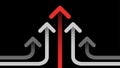 Abstract arrow line movement icon
