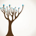 Abstract arrow tree stock