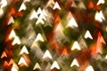 Abstract arrows shape bokeh for background