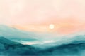 Ethereal abstract landscapes, using digital brush strokes and a pastel color palette,Pastel Dreams,Ethereal Abstract Landscapes.