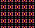 Color geometric seamless pattern from triangles. Royalty Free Stock Photo